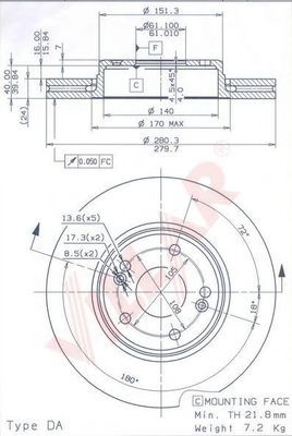 Disc frana