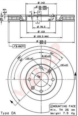 Disc frana