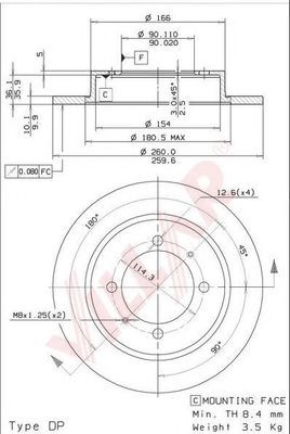 Disc frana