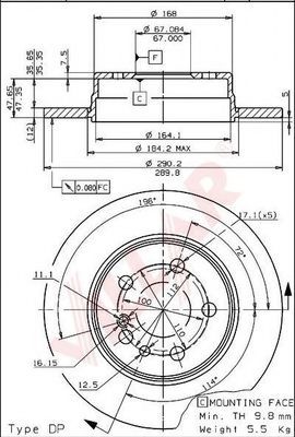 Disc frana