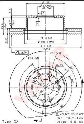 Disc frana