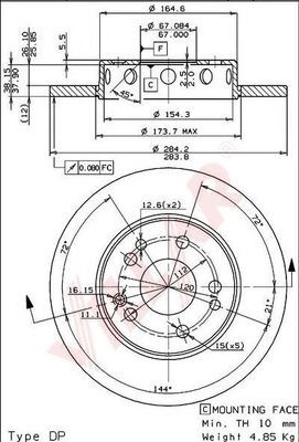 Disc frana