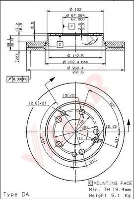 Disc frana