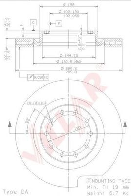 Disc frana