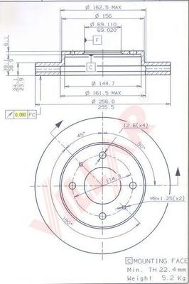 Disc frana