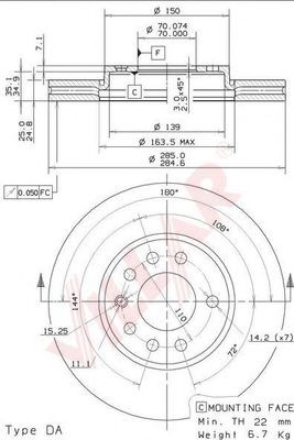 Disc frana