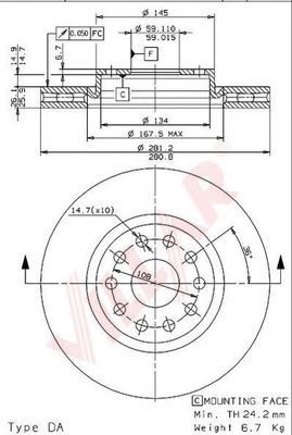 Disc frana