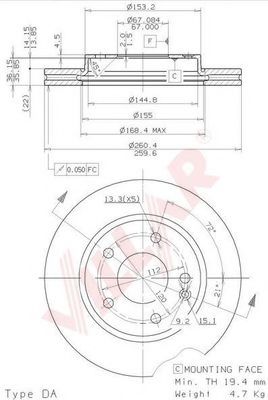 Disc frana