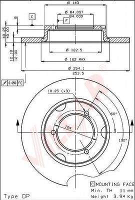 Disc frana