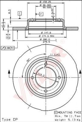 Disc frana