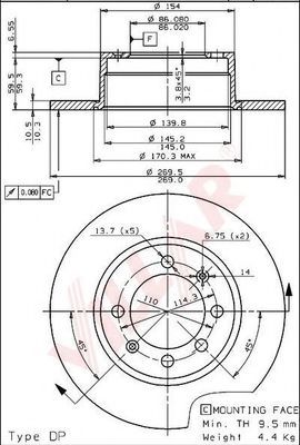 Disc frana