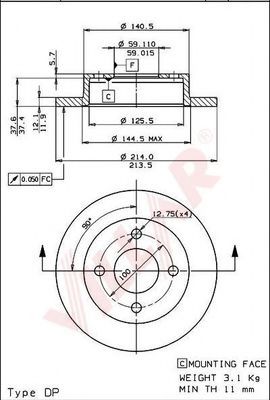 Disc frana