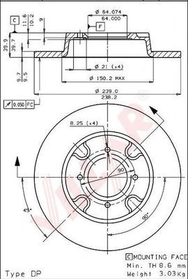 Disc frana