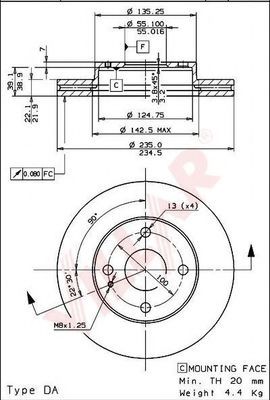 Disc frana