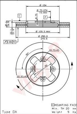 Disc frana