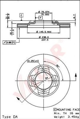 Disc frana