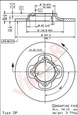 Disc frana