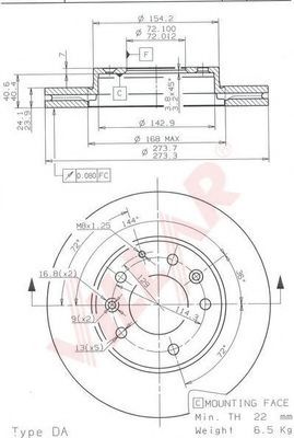 Disc frana