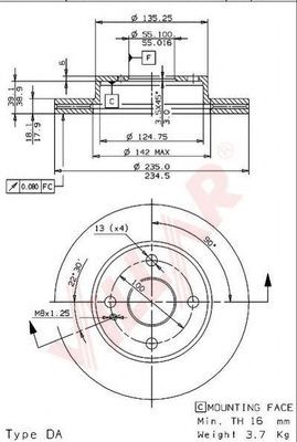 Disc frana