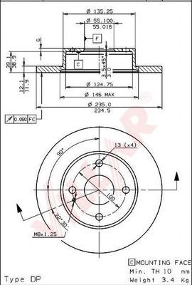 Disc frana