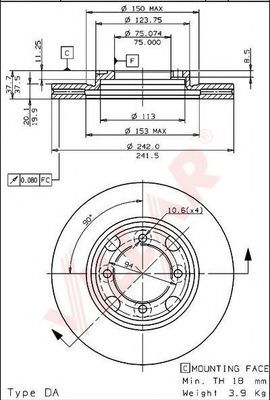 Disc frana