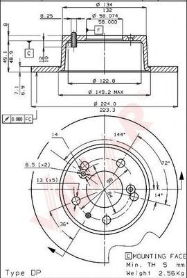 Disc frana