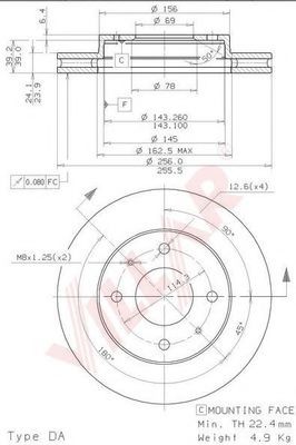 Disc frana