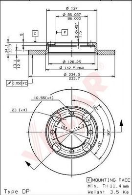 Disc frana