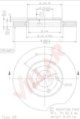 Disc frana