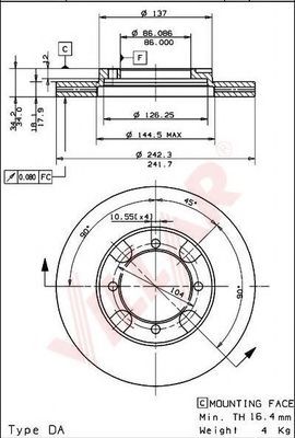 Disc frana