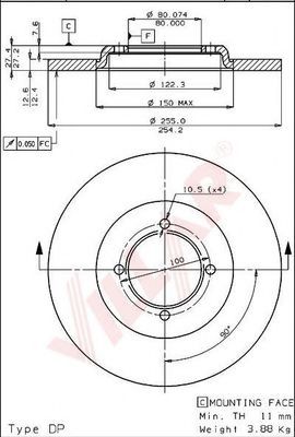 Disc frana