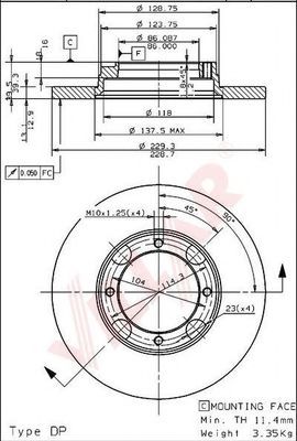 Disc frana