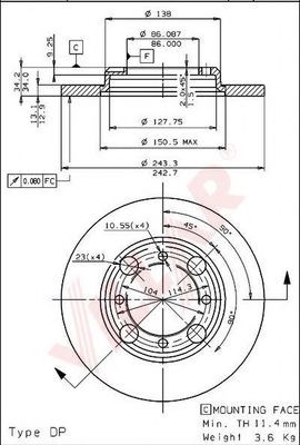 Disc frana