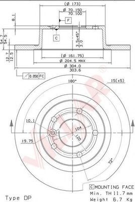 Disc frana