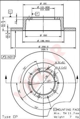 Disc frana