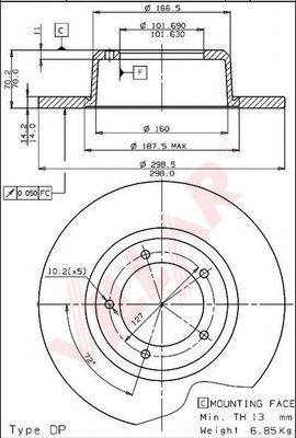 Disc frana