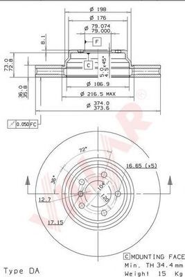 Disc frana