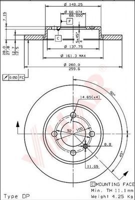 Disc frana