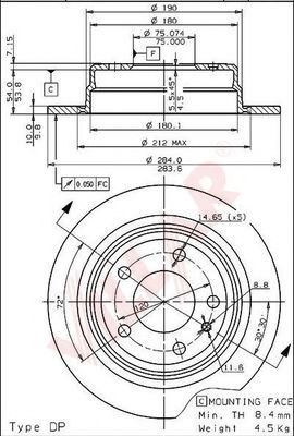 Disc frana