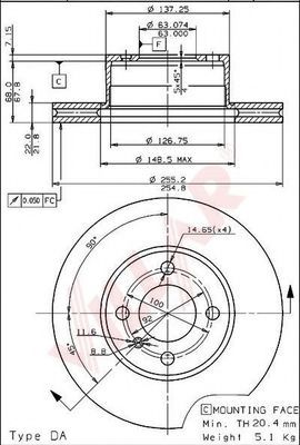 Disc frana