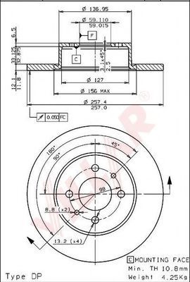 Disc frana