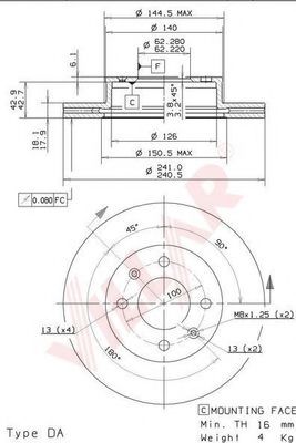 Disc frana