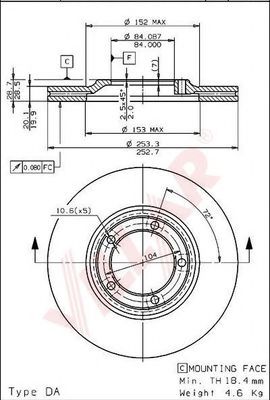 Disc frana