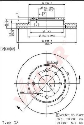 Disc frana