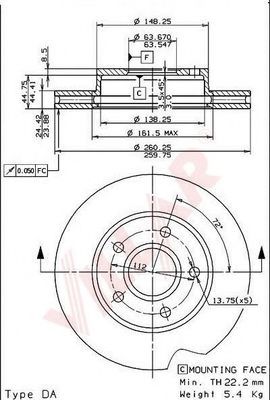 Disc frana