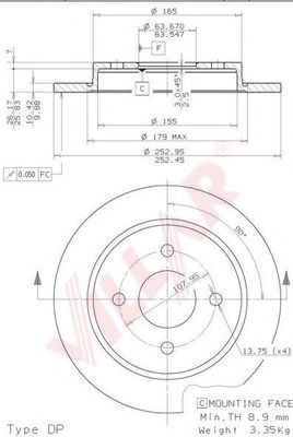 Disc frana