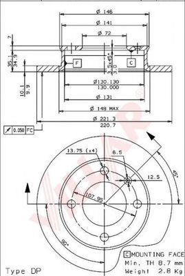 Disc frana