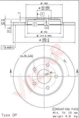 Disc frana