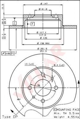 Disc frana