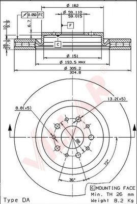 Disc frana